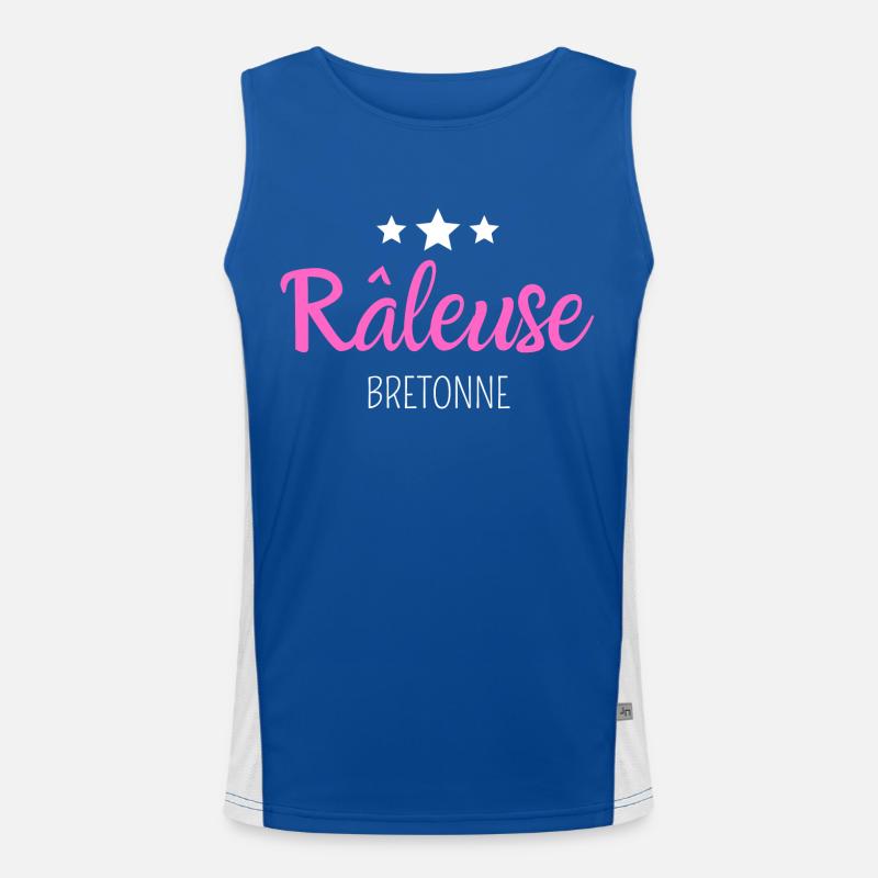 râleuse bretonne Débardeur respirant contrasté Homme 