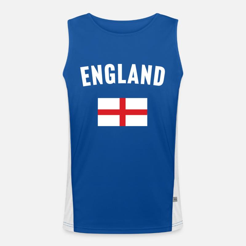 Drapeau de l’Angleterre Débardeur respirant contrasté Homme 