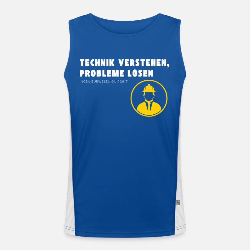 Understanding technology, solving problems Engineering . Men's Functional Contrast Tank Top 
