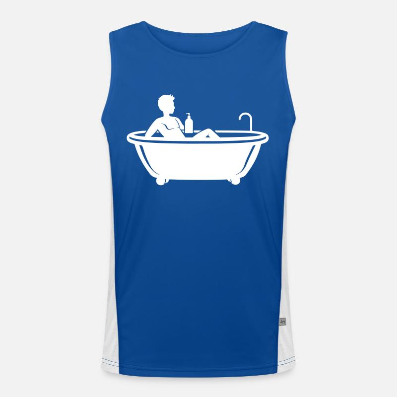 Bathing Bathtub Men's Functional Contrast Tank Top 