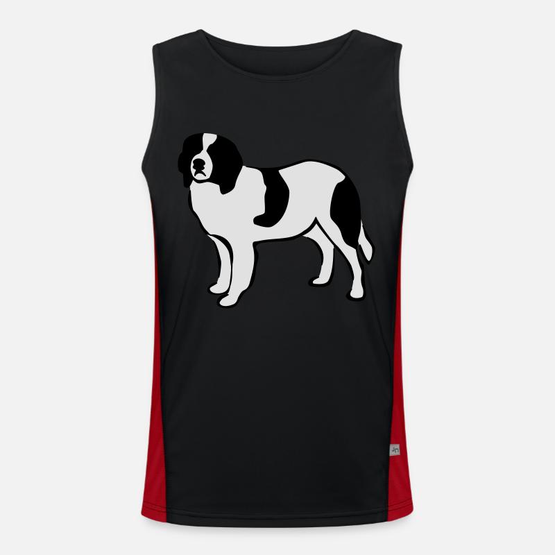 Landseer Funktionelles Kontrast-Tank Top für Männer 