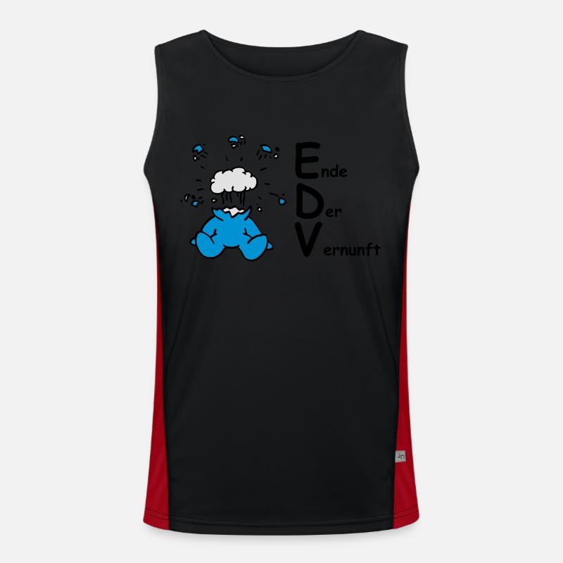 IT: The End Of Reason! Men's Functional Contrast Tank Top 