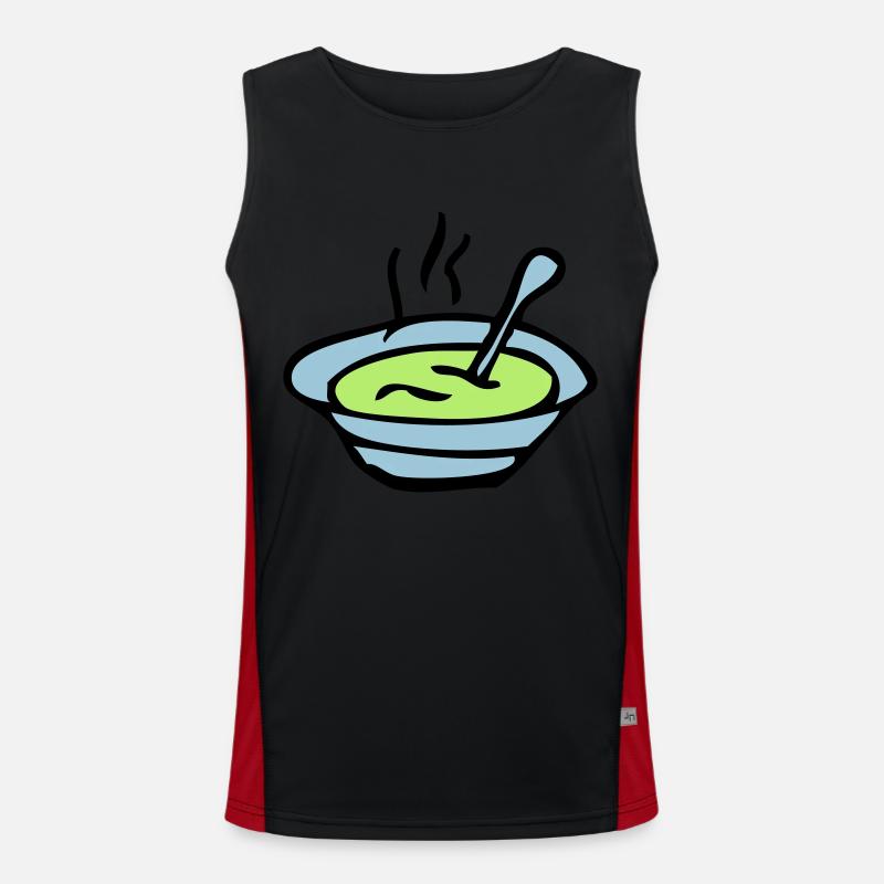 gamelle assiette soupe Débardeur respirant contrasté Homme 