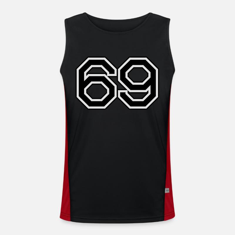 Year 69 Funktionelles Kontrast-Tank Top für Männer 