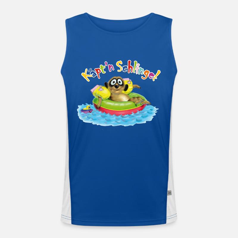 Captain rascal Men's Functional Contrast Tank Top 