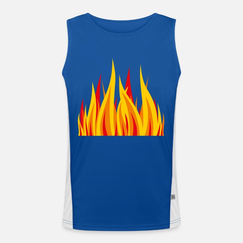 Fire 2 Débardeur respirant contrasté Homme 