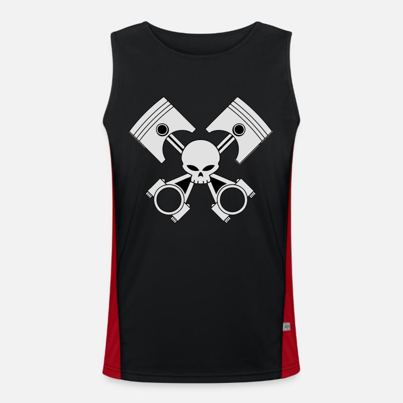 bikers engine Débardeur respirant contrasté Homme 