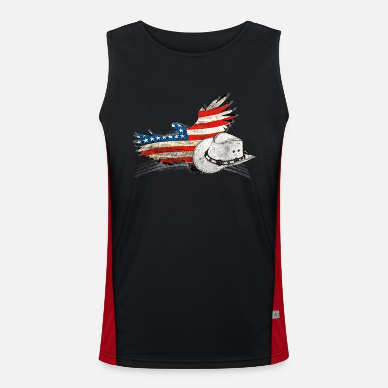 kl_linedance16 Men's Functional Contrast Tank Top 