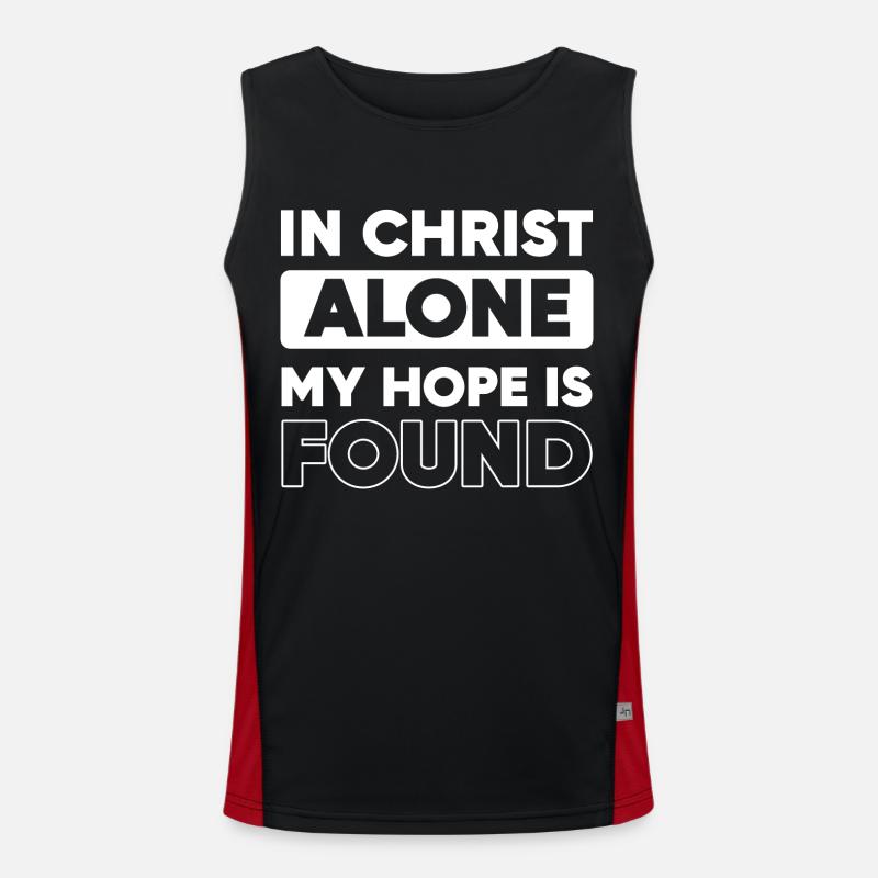 Bible Bible Verse Men's Functional Contrast Tank Top 