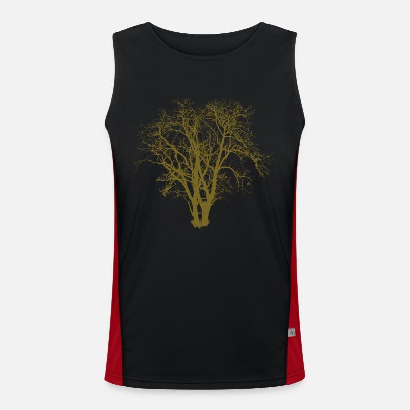 Baum Funktionelles Kontrast-Tank Top für Männer 