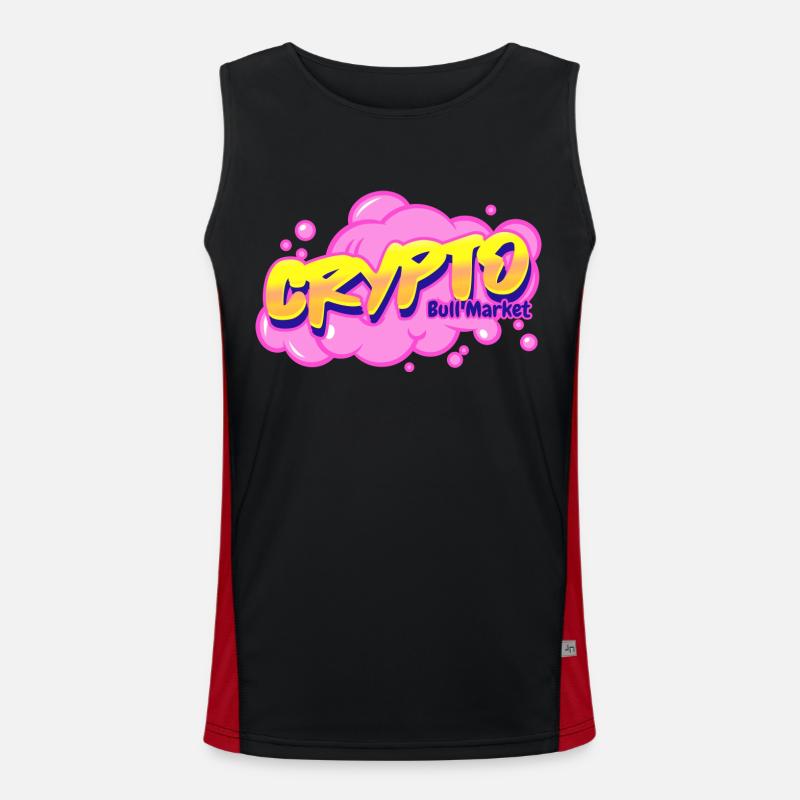 Krypto-Bullenmarkt Funktionelles Kontrast-Tank Top für Männer 