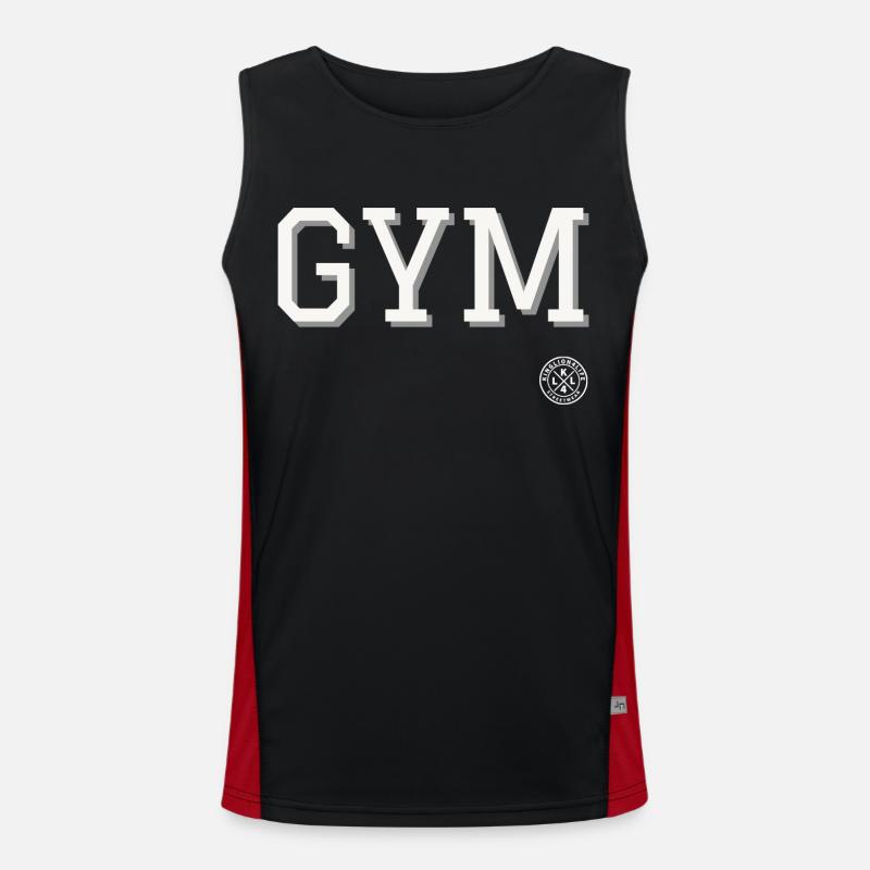 gym Funktionelles Kontrast-Tank Top für Männer 