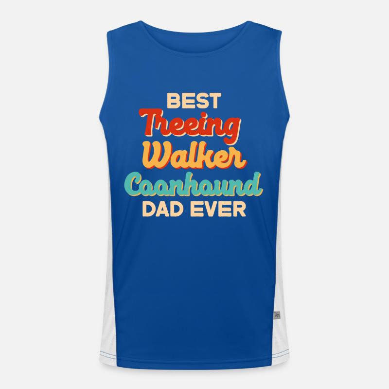 Treeing Walker Coonhound Men's Functional Contrast Tank Top 