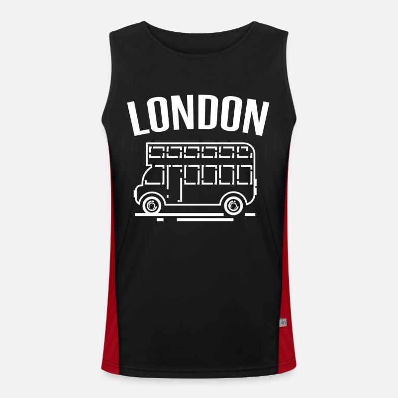 Bus de Londres Débardeur respirant contrasté Homme 