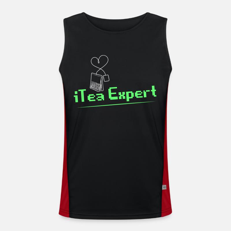 iTea Expert Software Coding Men's Functional Contrast Tank Top 