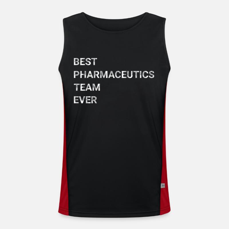 Best Pharmaceutics Team Ever Men's Functional Contrast Tank Top 