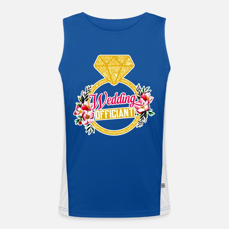 Assistant de mariage Débardeur respirant contrasté Homme 