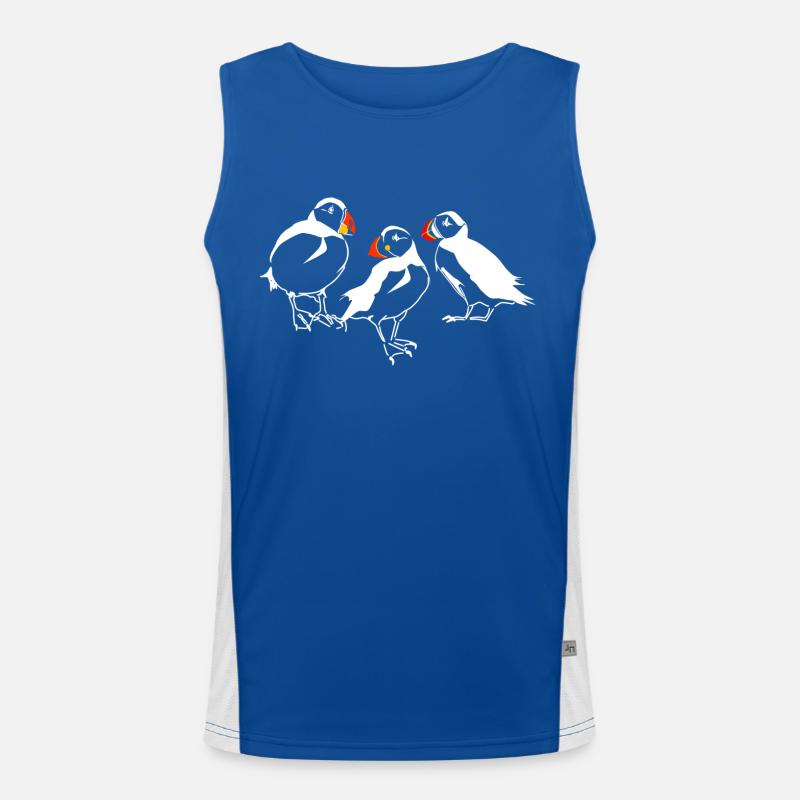 Puffins Brittany Men's Functional Contrast Tank Top 