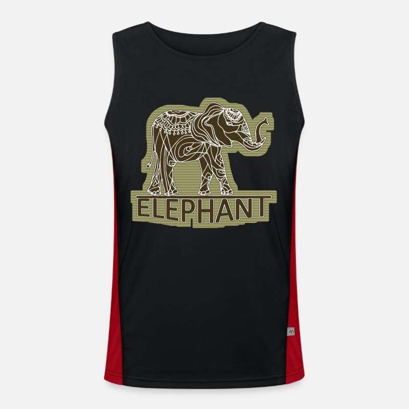 Éléphant Débardeur respirant contrasté Homme 