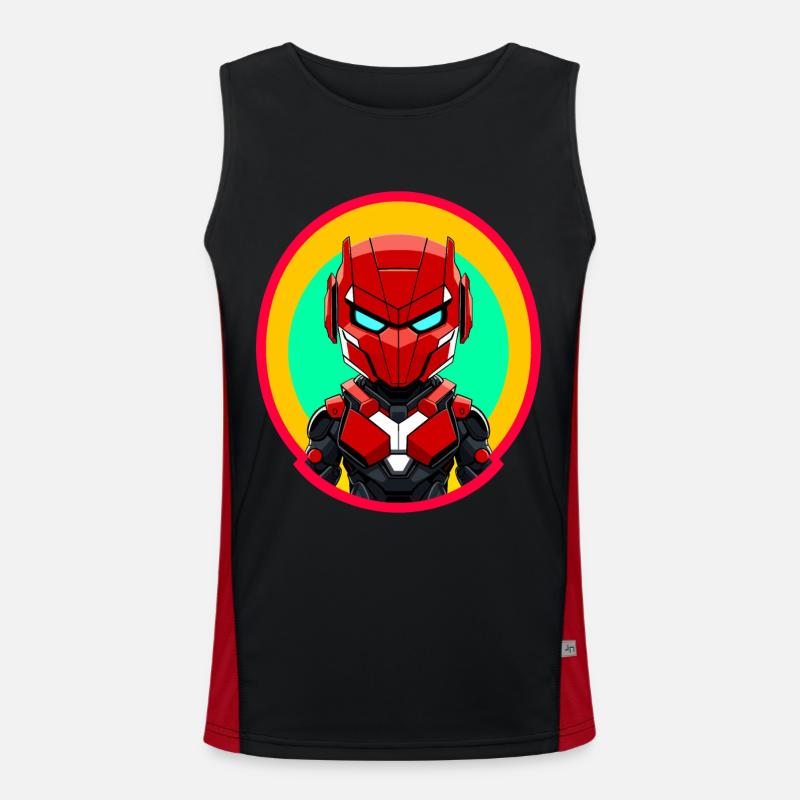 Baby Robot Men's Functional Contrast Tank Top 