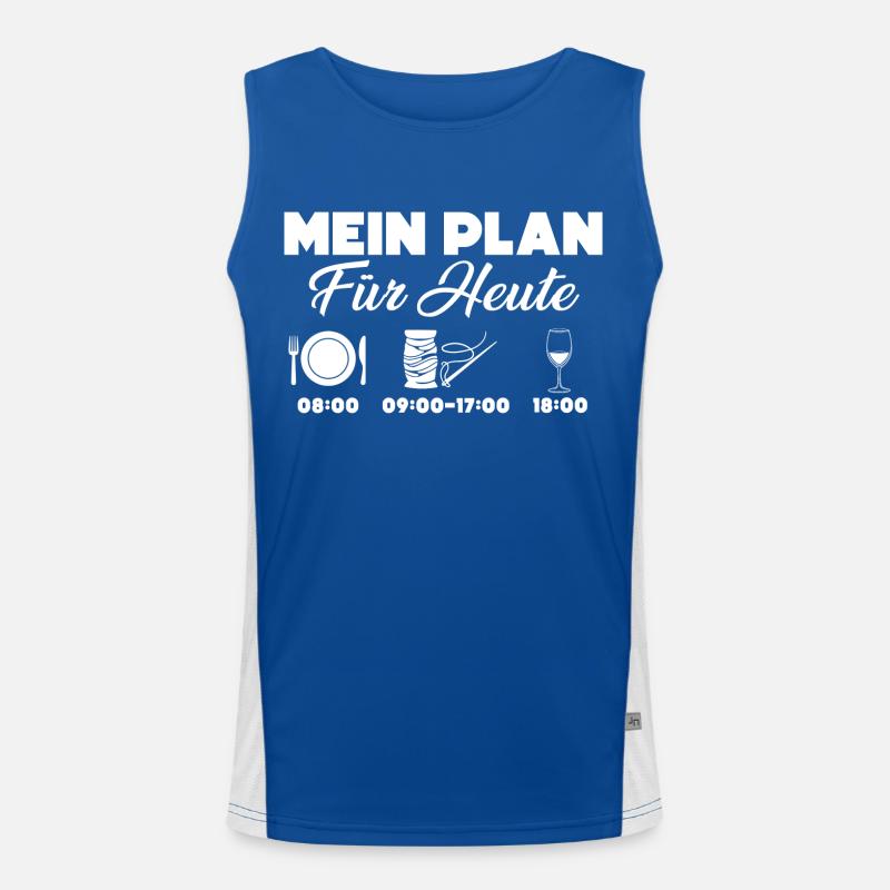 Schneidern Nähen Funktionelles Kontrast-Tank Top für Männer 