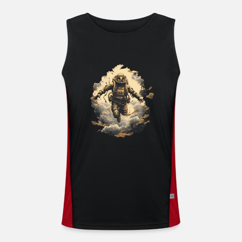 Diver Men's Functional Contrast Tank Top 