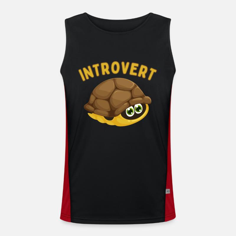 Introvert Men's Functional Contrast Tank Top 