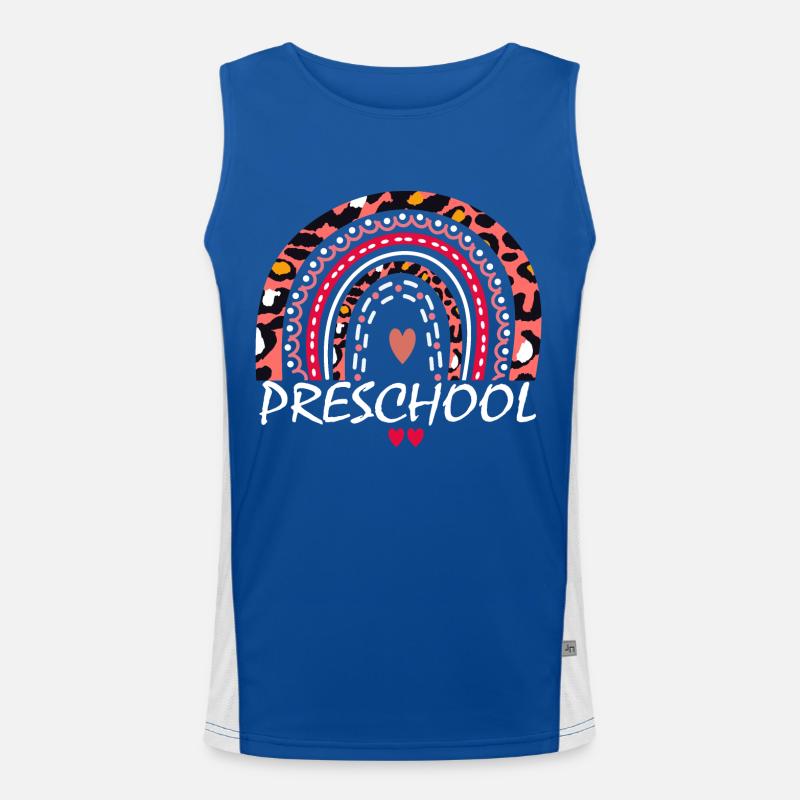 Boho Preschool Squad Geschenk Funktionelles Kontrast-Tank Top für Männer 