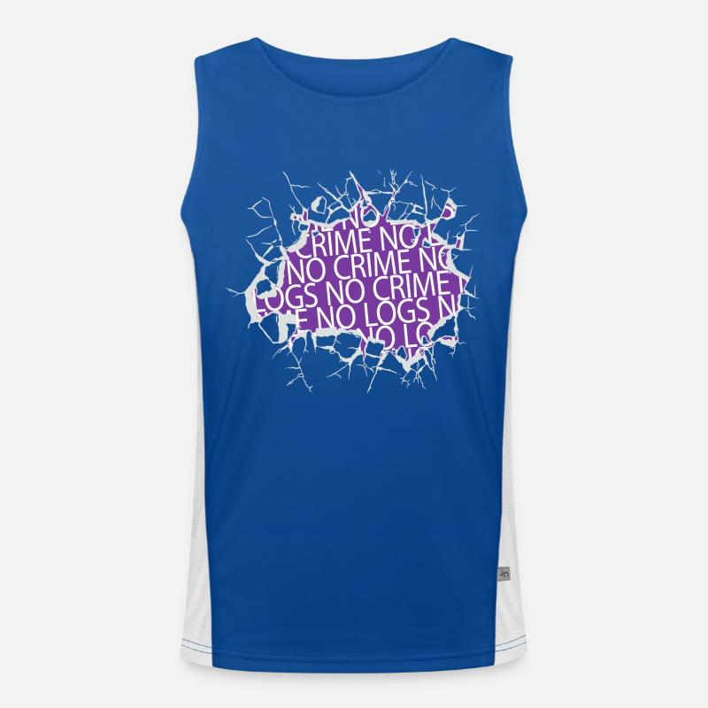 Analyste Hacker anonyme crypter mais je le fais Débardeur respirant contrasté Homme 