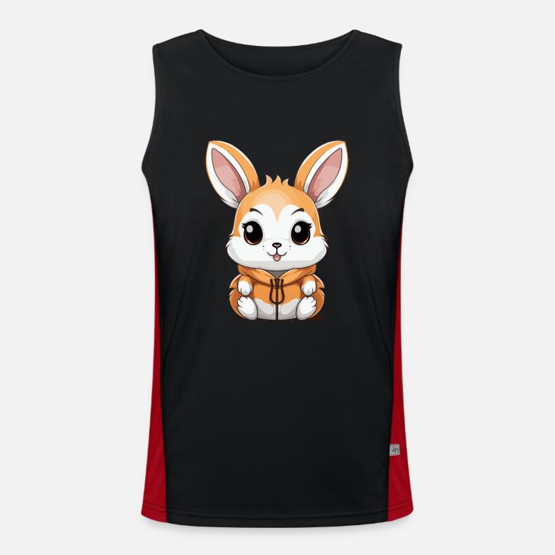 Lapin - Style Kawaii Débardeur respirant contrasté Homme 