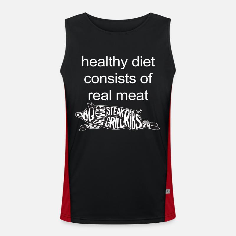 Real Meat Men's Functional Contrast Tank Top 