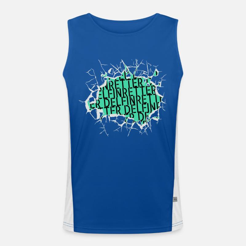 witzig umweltschutz geburtstagsgeschenkidee Funktionelles Kontrast-Tank Top für Männer 