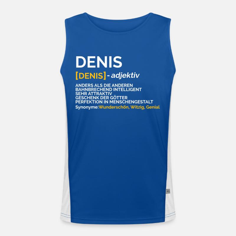 Denis Funktionelles Kontrast-Tank Top für Männer 