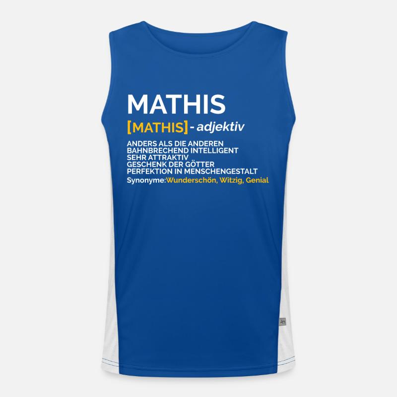 Mathis Funktionelles Kontrast-Tank Top für Männer 