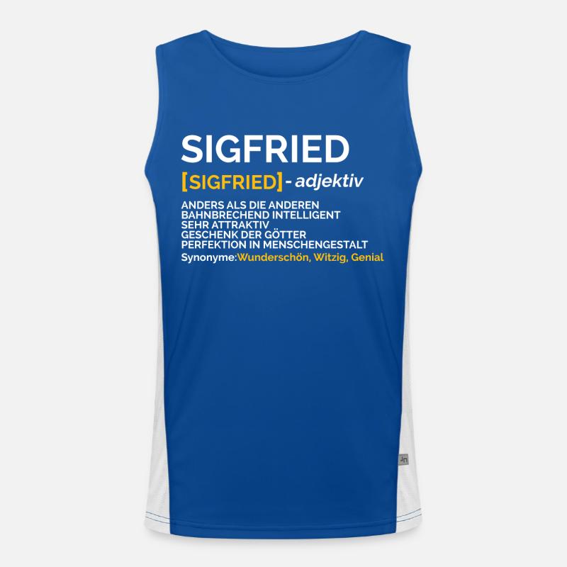 Sigfried Men's Functional Contrast Tank Top 