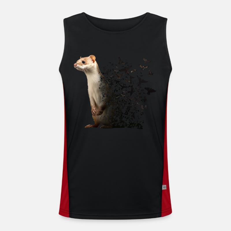 Wiesel Funktionelles Kontrast-Tank Top für Männer 