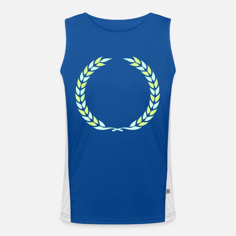 lorbeerkranz gewinner Funktionelles Kontrast-Tank Top für Männer 