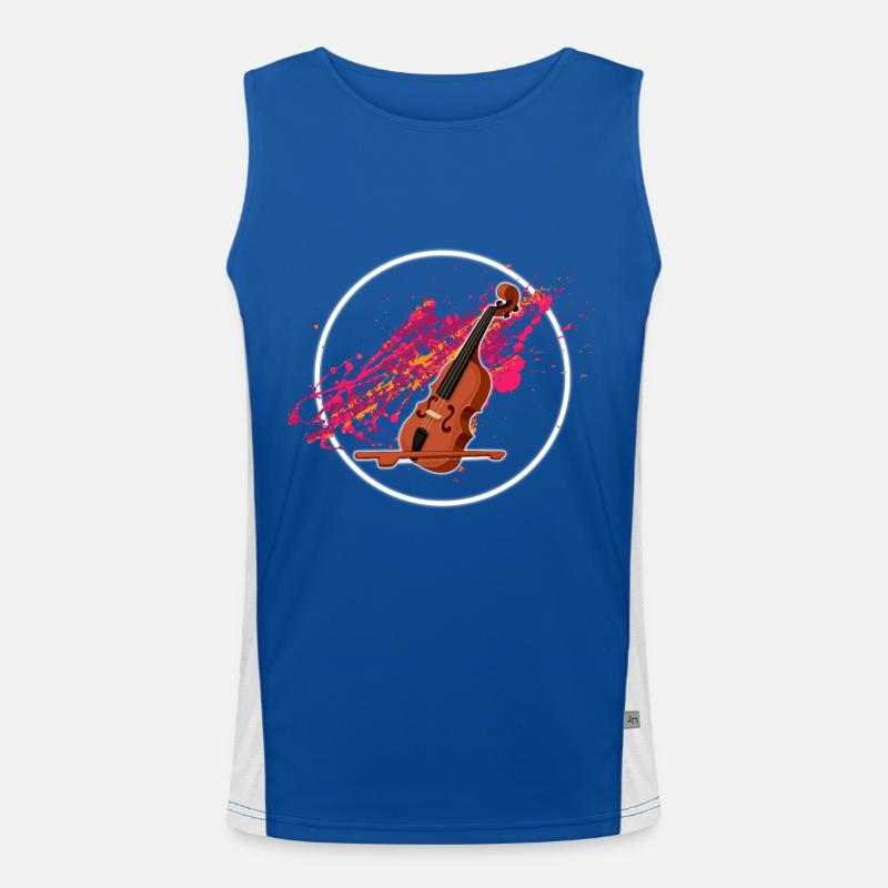 instruments de violon Débardeur respirant contrasté Homme 