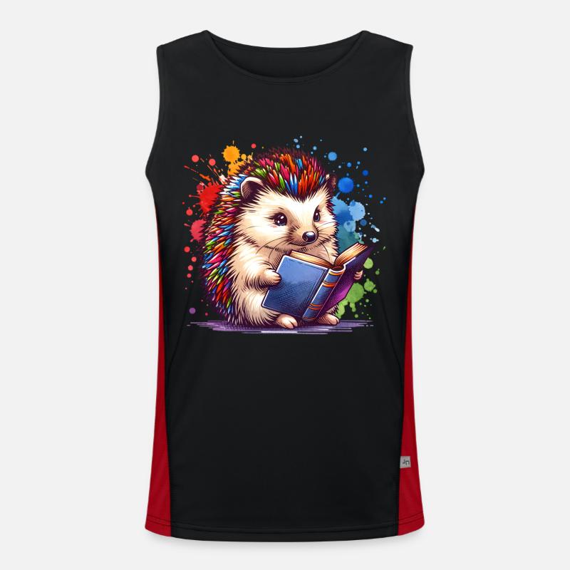 Read Hedgehog Men's Functional Contrast Tank Top 