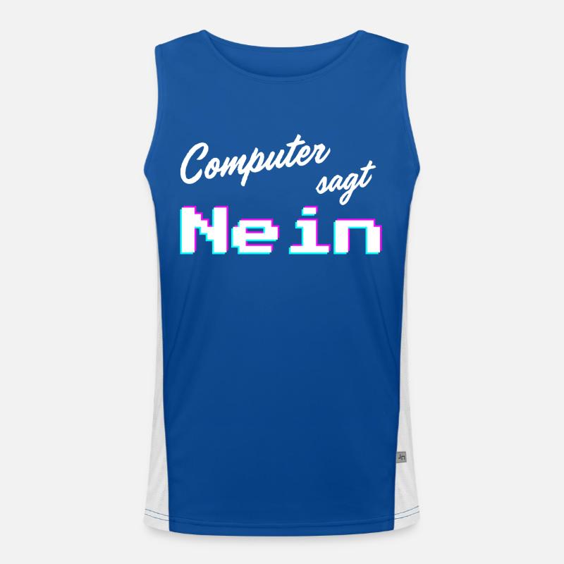 Computer sagt nein | Computer says no Funktionelles Kontrast-Tank Top für Männer 