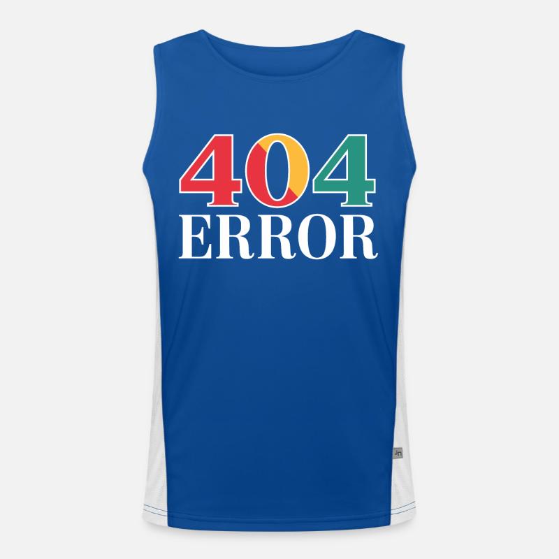 404 Error Débardeur respirant contrasté Homme 