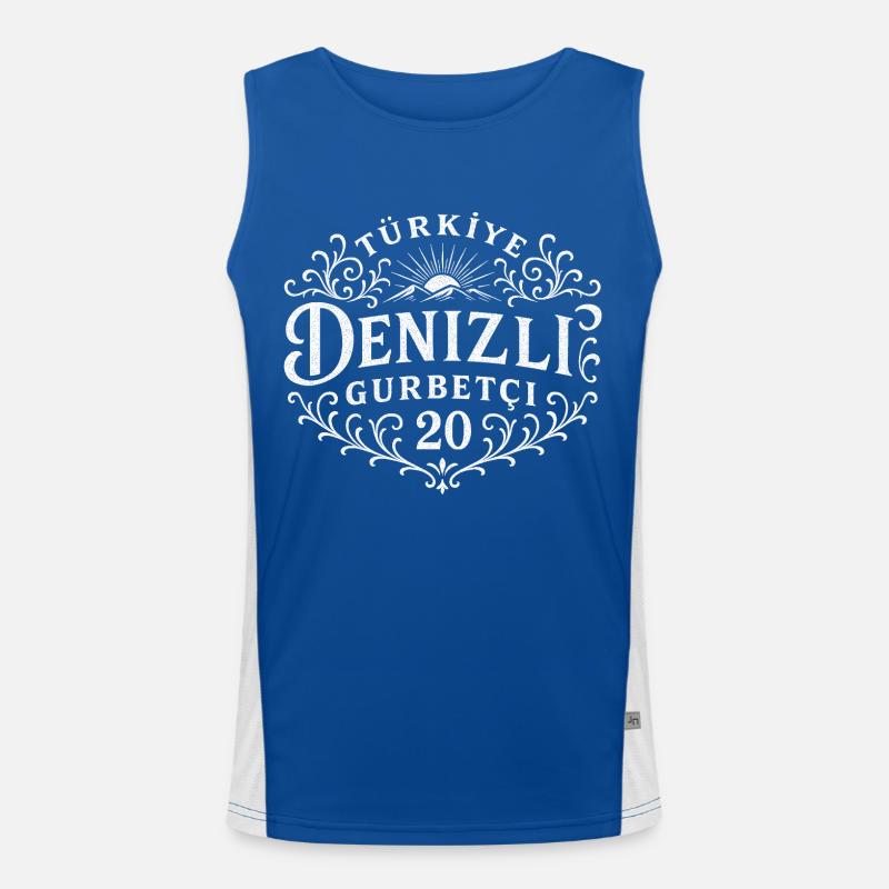 Denizli Débardeur respirant contrasté Homme 