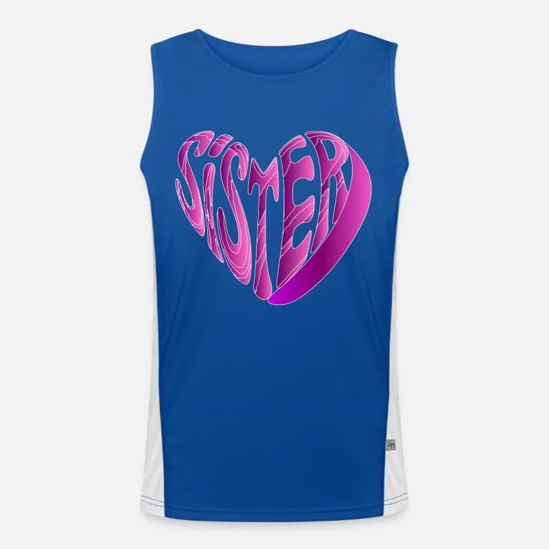SCHWESTER Funktionelles Kontrast-Tank Top für Männer 