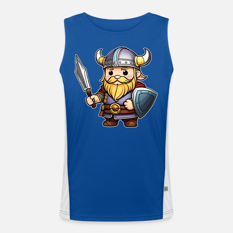 Viking mignon avec épée Débardeur respirant contrasté Homme 