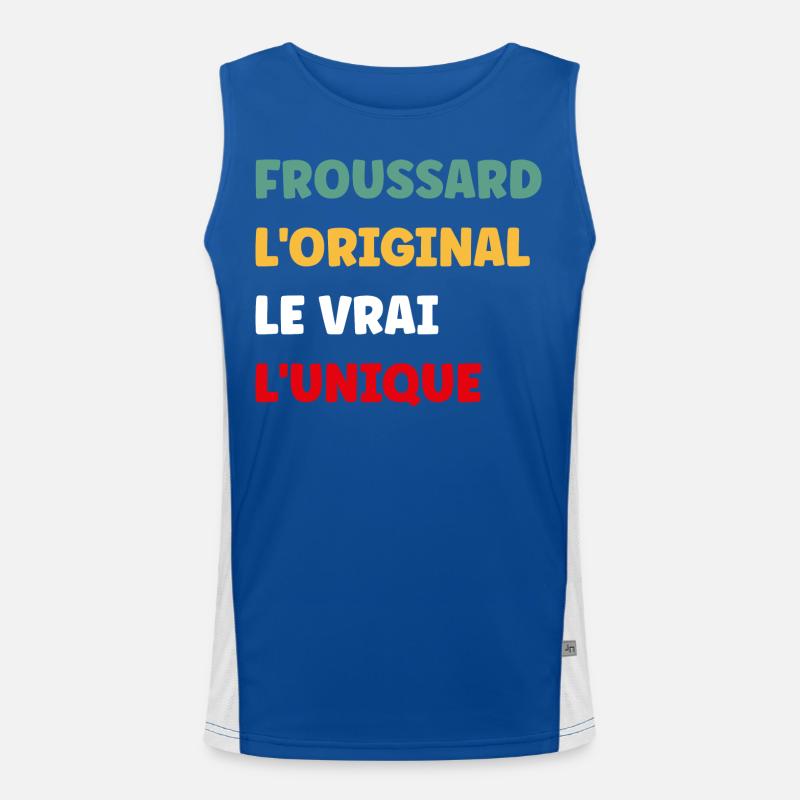 froussard Débardeur respirant contrasté Homme 