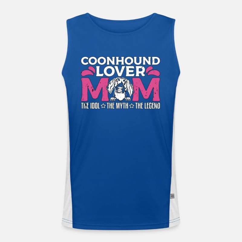 Coonhound Lover Mom The Idol The Treeing Walker Funktionelles Kontrast-Tank Top für Männer 