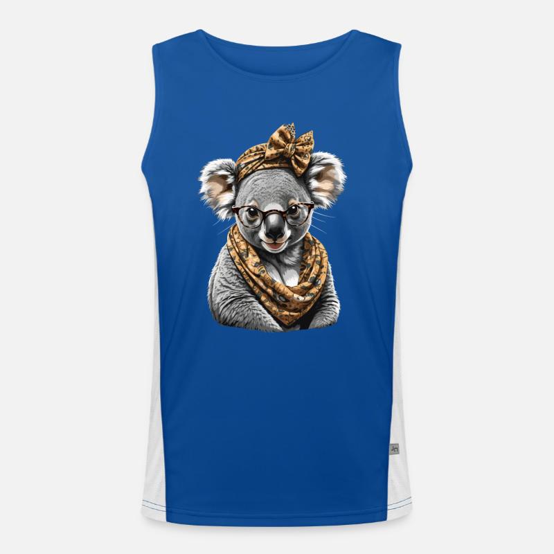 Drôle Koala Maman Mignon Maman Koala Ours Débardeur respirant contrasté Homme 