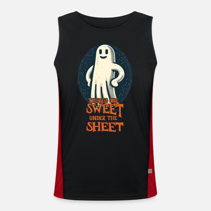 Last Minute Kostüm Unheimliches Halloween Funktionelles Kontrast-Tank Top für Männer 