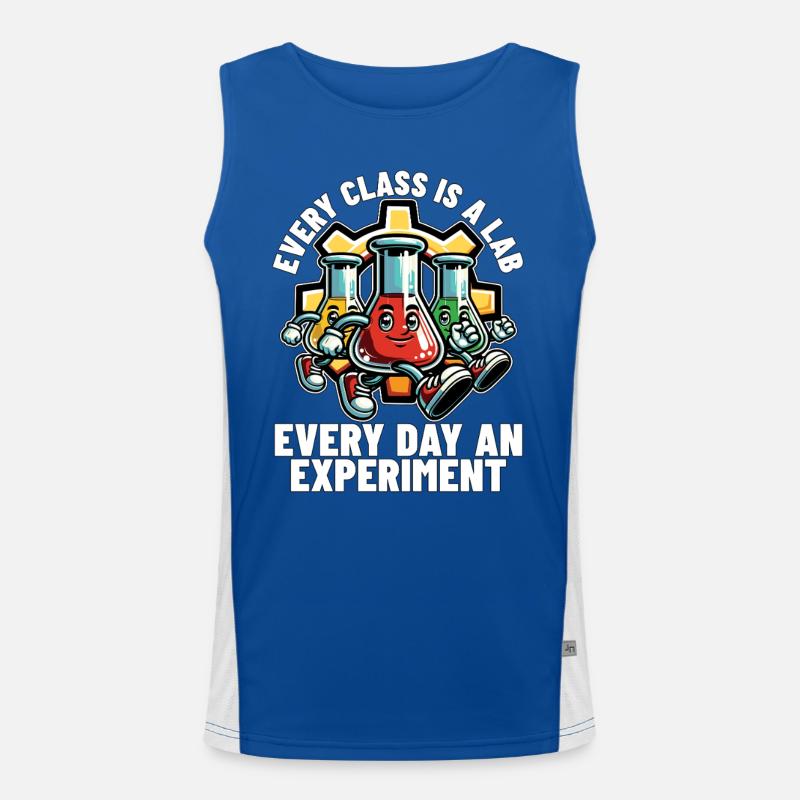 STEM Teacher Every Class Is A Lab Science Teacher Men's Functional Contrast Tank Top 