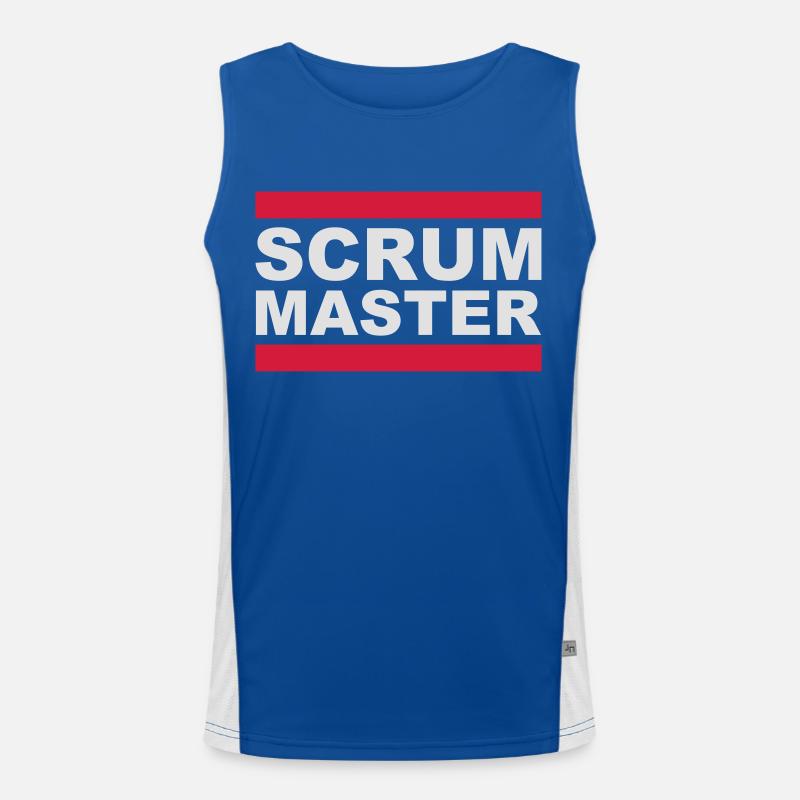 Scrum Master Funktionelles Kontrast-Tank Top für Männer 
